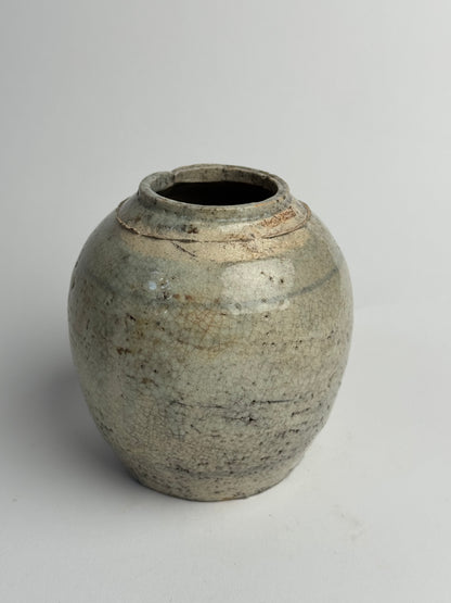 Soft Sage Antique Ginger Jar
