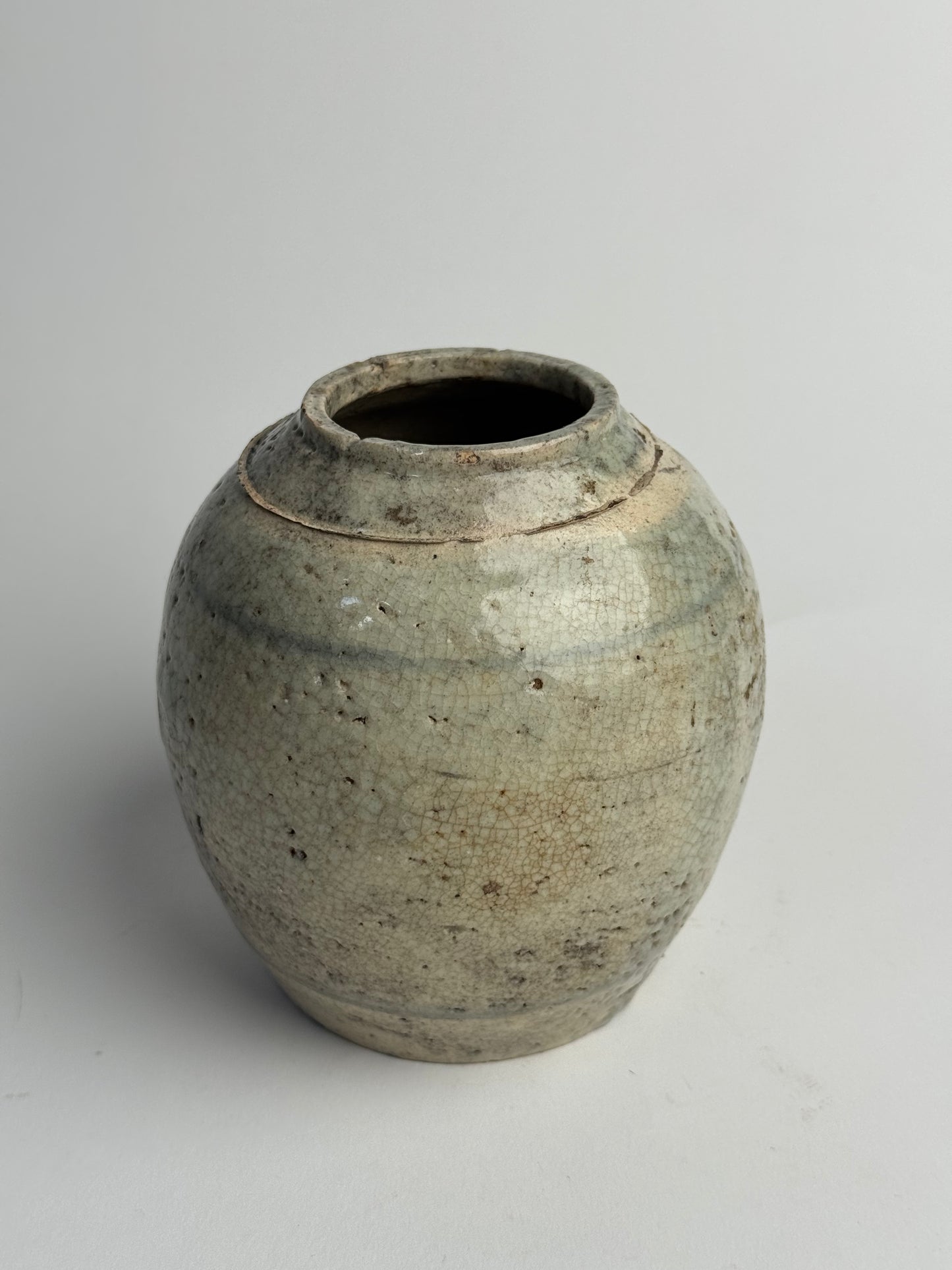 Soft Sage Antique Ginger Jar
