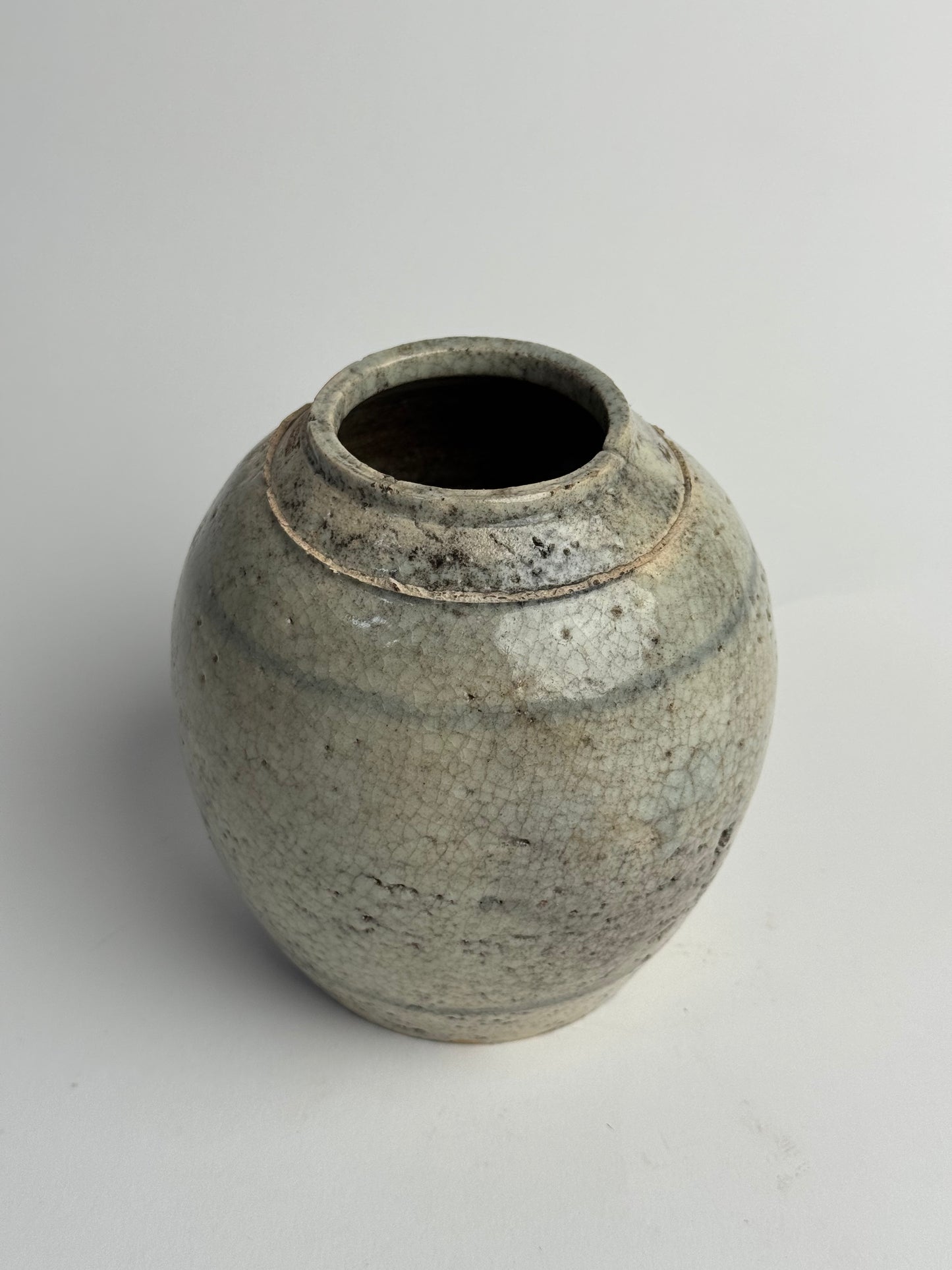 Soft Sage Antique Ginger Jar