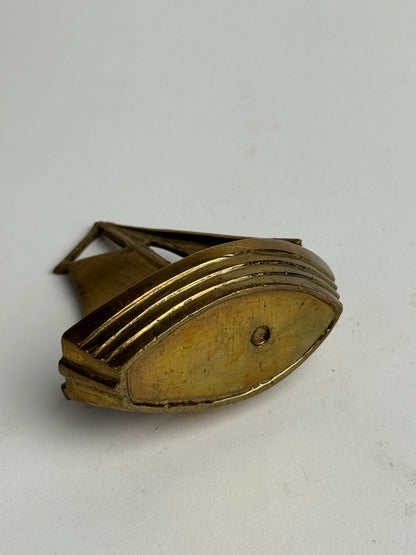 Vintage Brass Sailing Boat