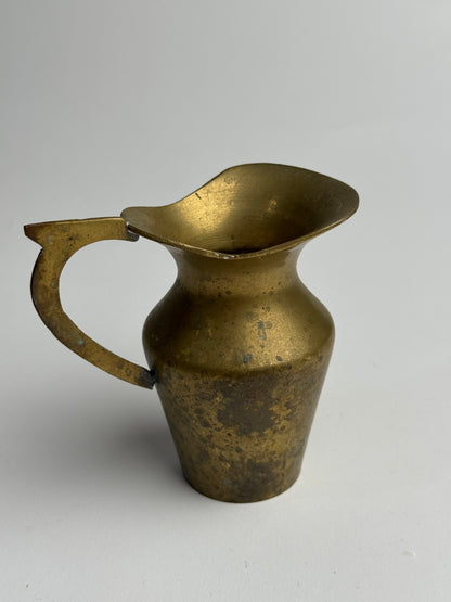 Small Vintage Brass Jug