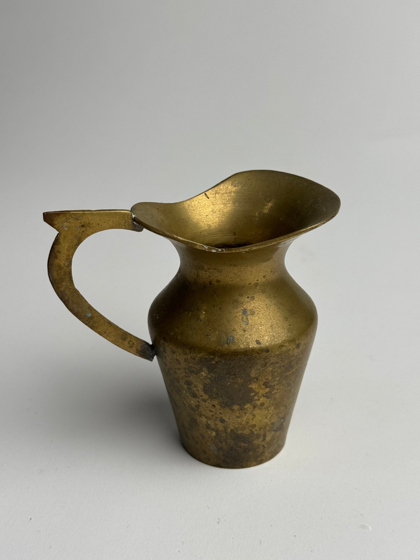 Small Vintage Brass Jug