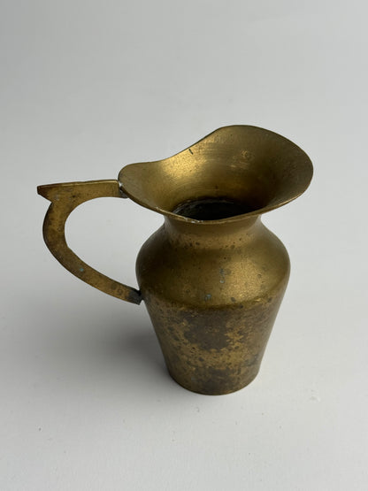 Small Vintage Brass Jug