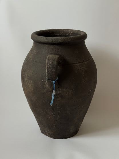 Up-Cycled | Large Aged Effect Earthy Handled Vessel