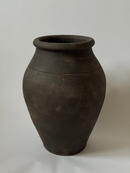 Up-Cycled | Large Aged Effect Earthy Handled Vessel