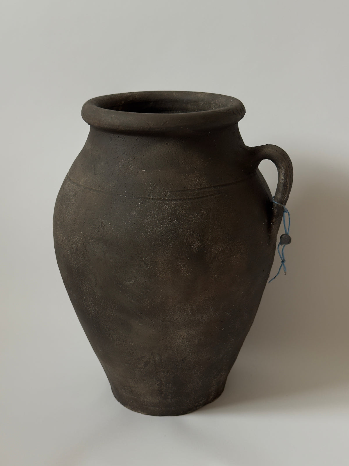 Up-Cycled | Large Aged Effect Earthy Handled Vessel