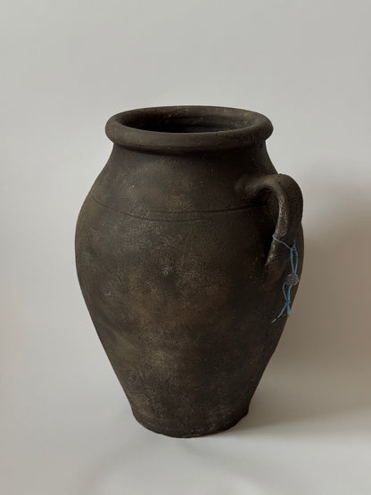 Up-Cycled | Large Aged Effect Earthy Handled Vessel