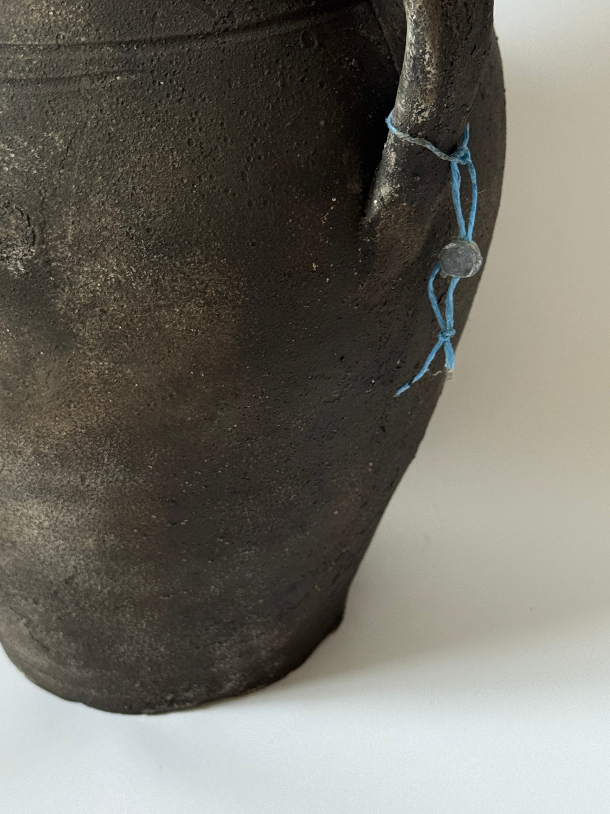 Up-Cycled | Large Aged Effect Earthy Handled Vessel