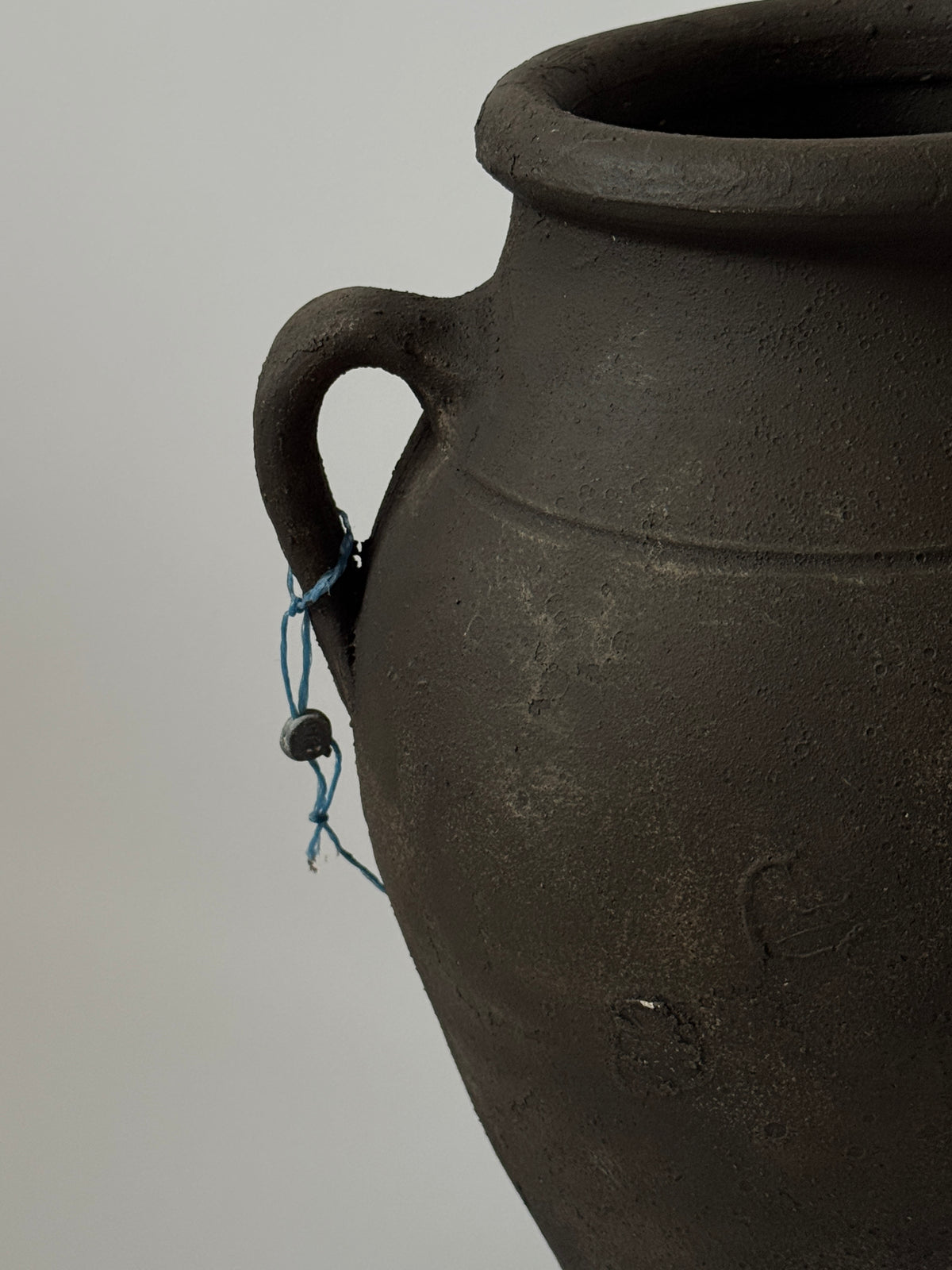 Up-Cycled | Large Aged Effect Earthy Handled Vessel