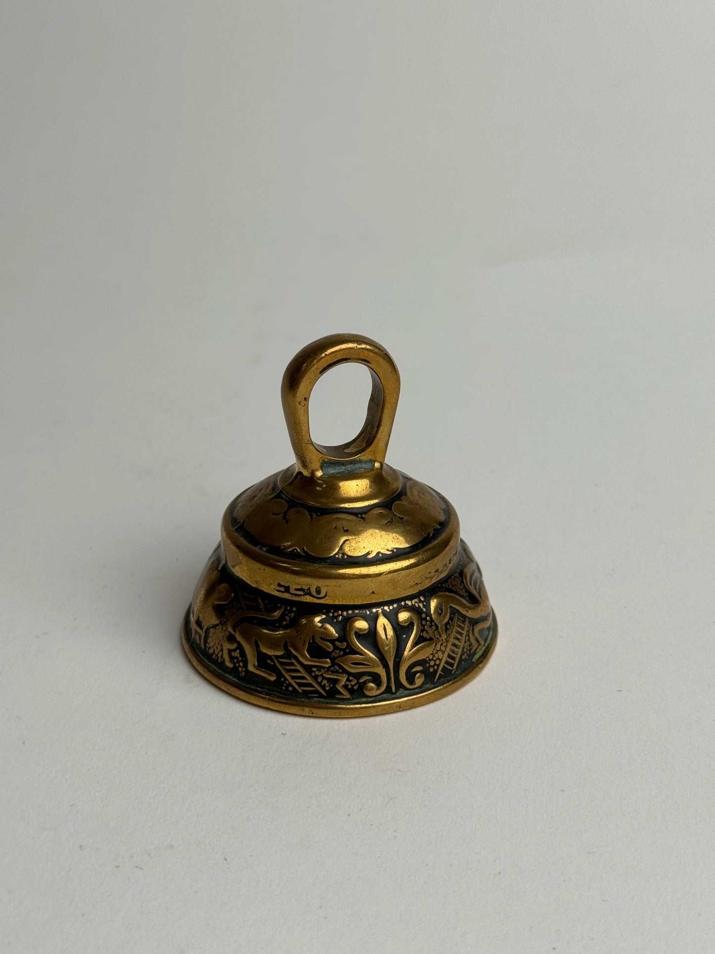 Vintage Brass Bell Ornament