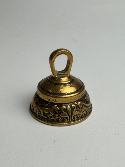 Vintage Brass Bell Ornament