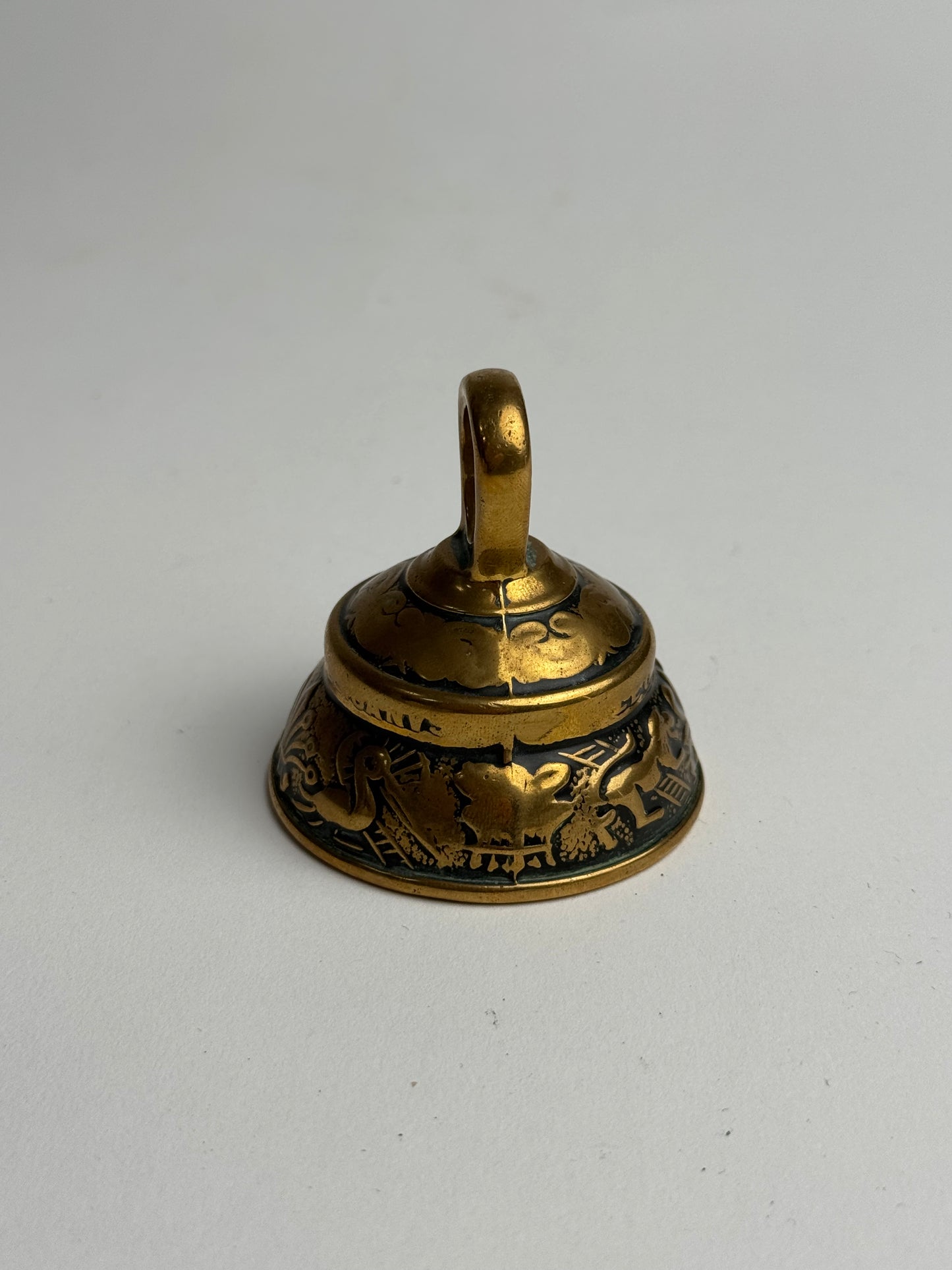 Vintage Brass Bell Ornament