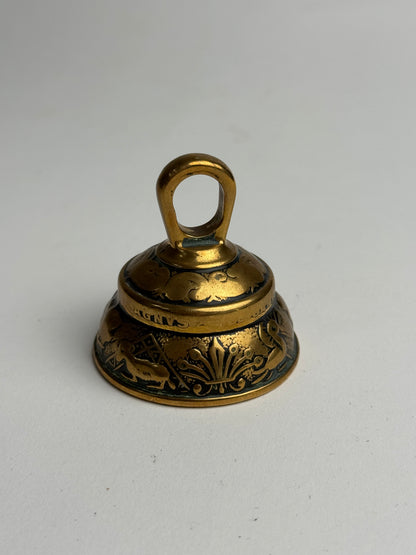 Vintage Brass Bell Ornament