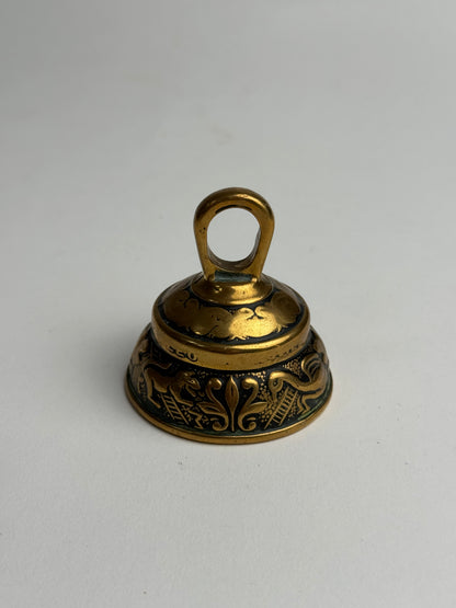Vintage Brass Bell Ornament