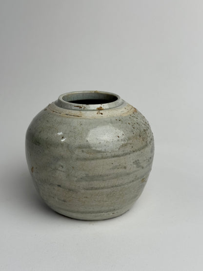 Round Speckled Glaze Ginger Jar