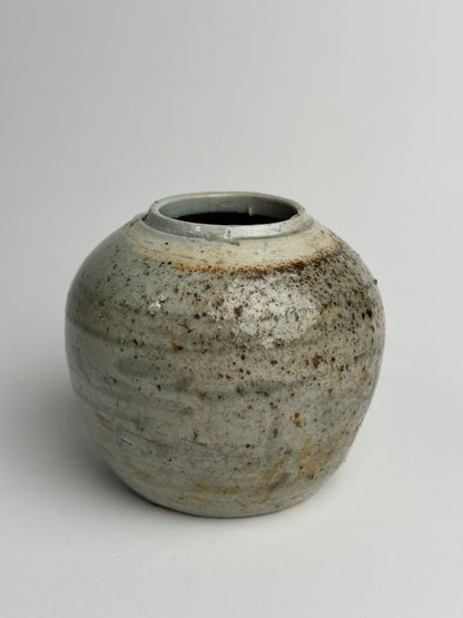 Round Speckled Glaze Ginger Jar