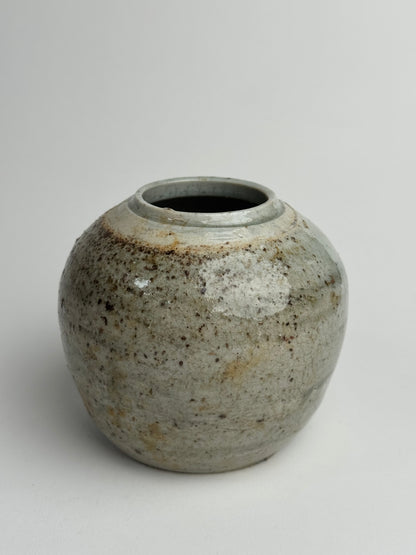 Round Speckled Glaze Ginger Jar