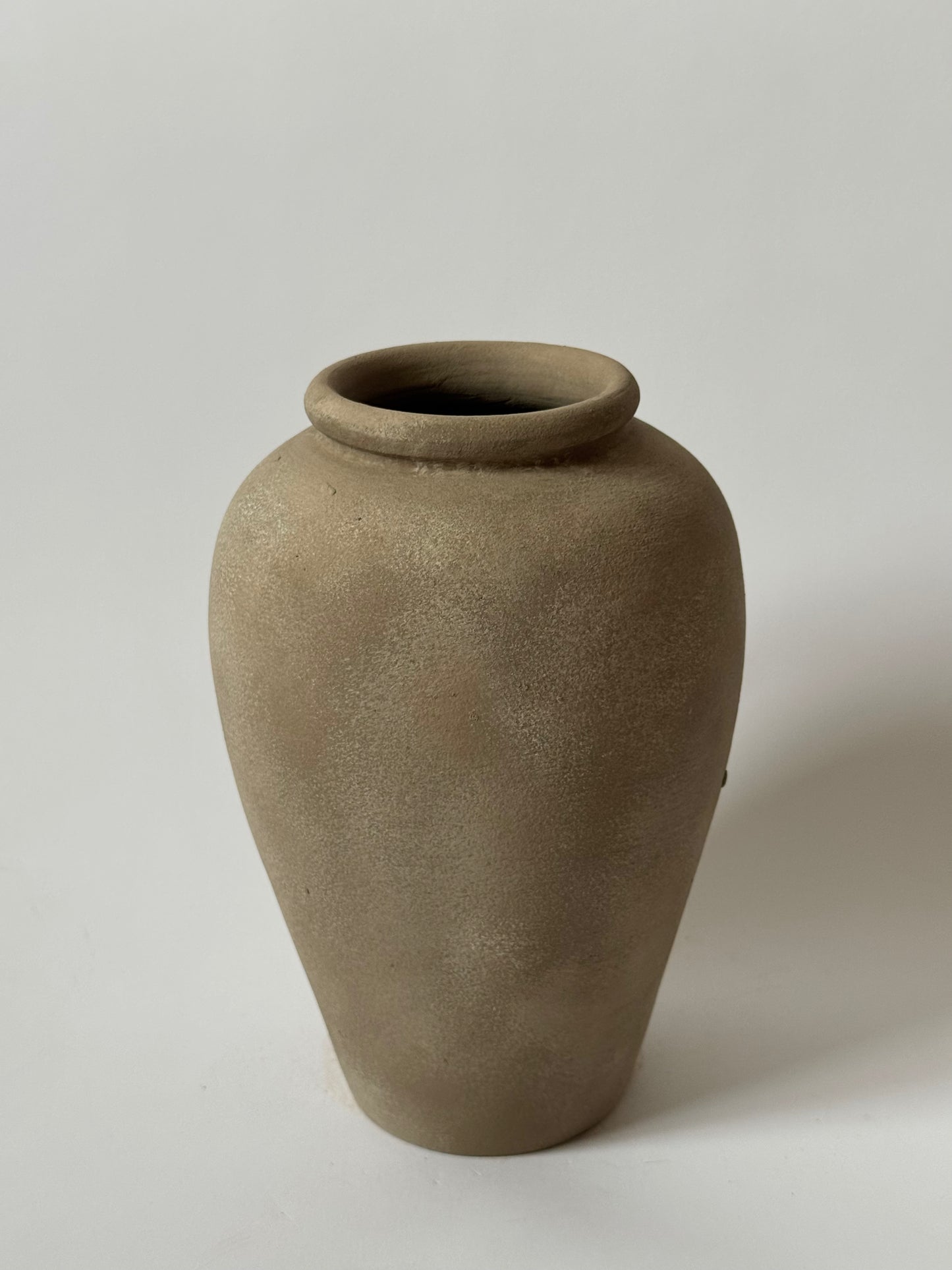 Up-Cycled | Brown Beige Tapered Urn