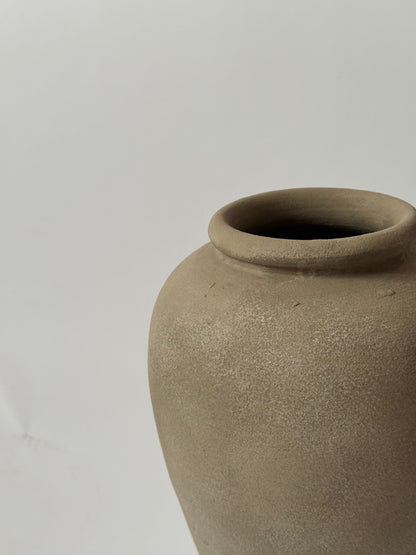Up-Cycled | Brown Beige Tapered Urn