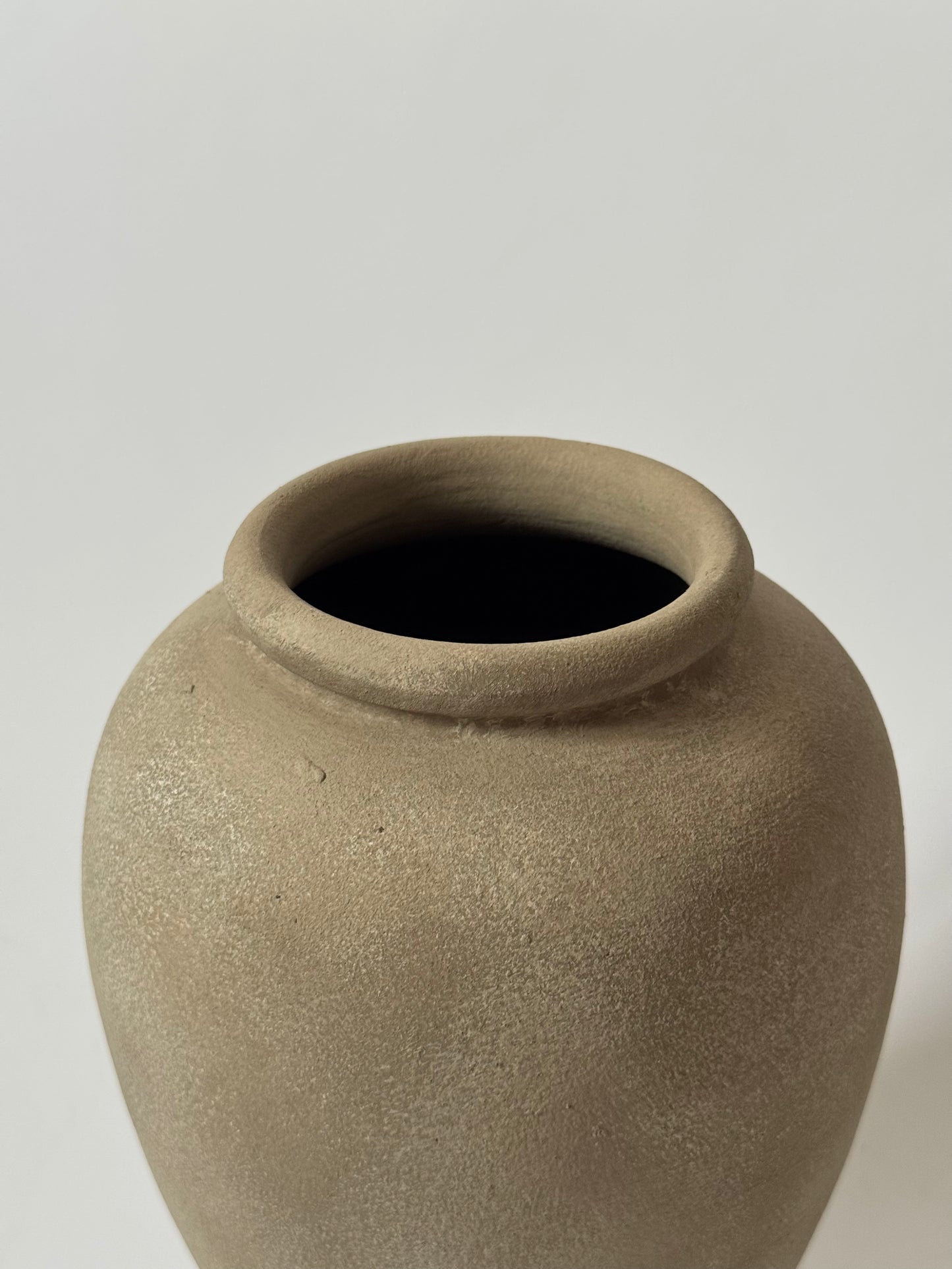 Up-Cycled | Brown Beige Tapered Urn