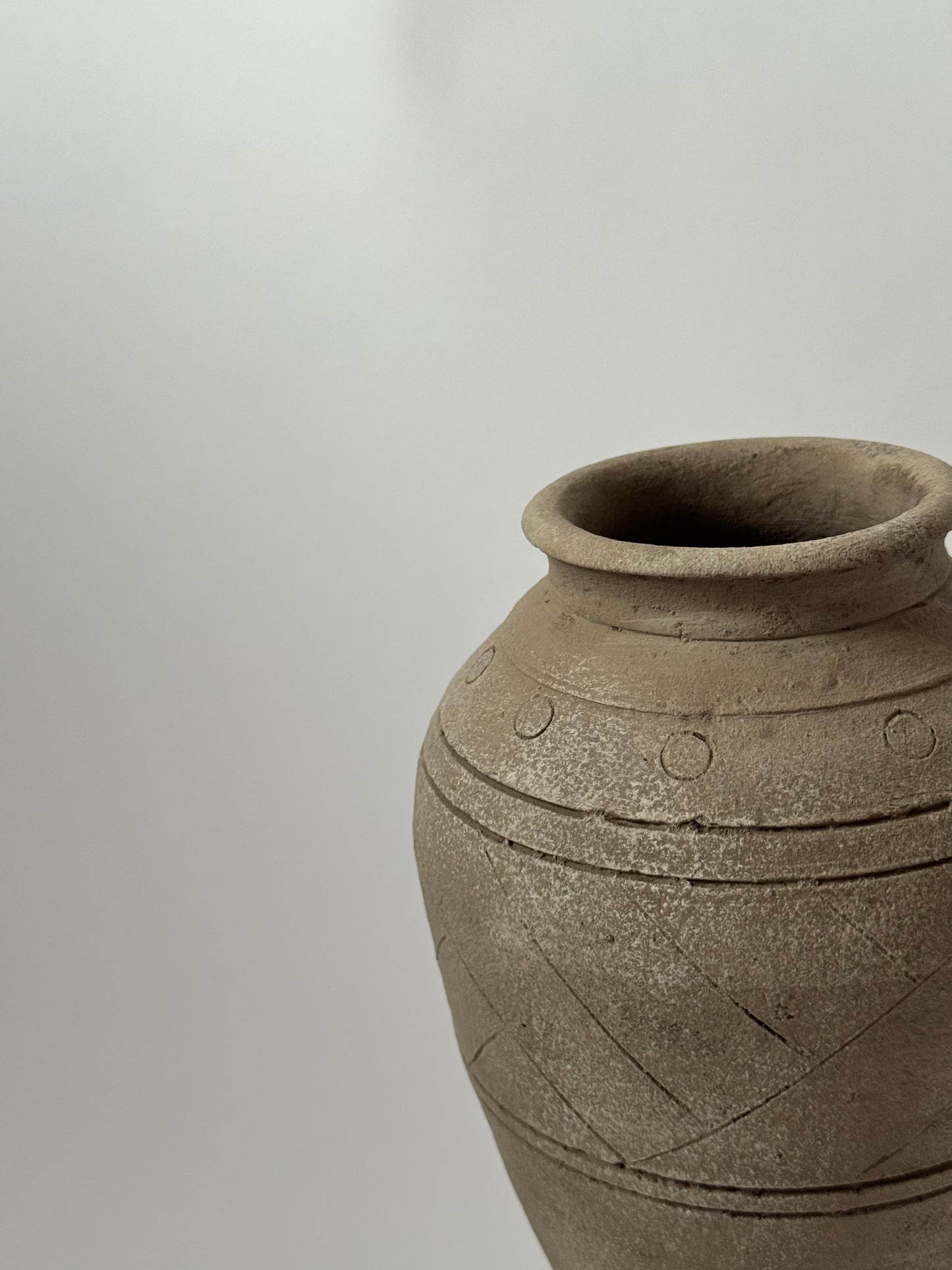 Up-Cycled | Brown-Beige Aztec Pattern Vase