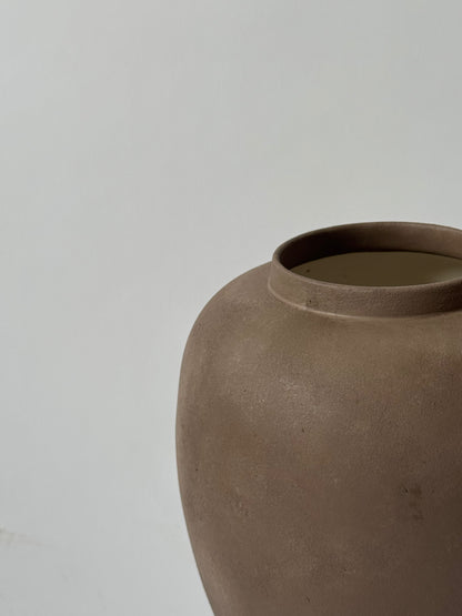 Up-cycled | WATERTIGHT Rich Brown Rounded Urn