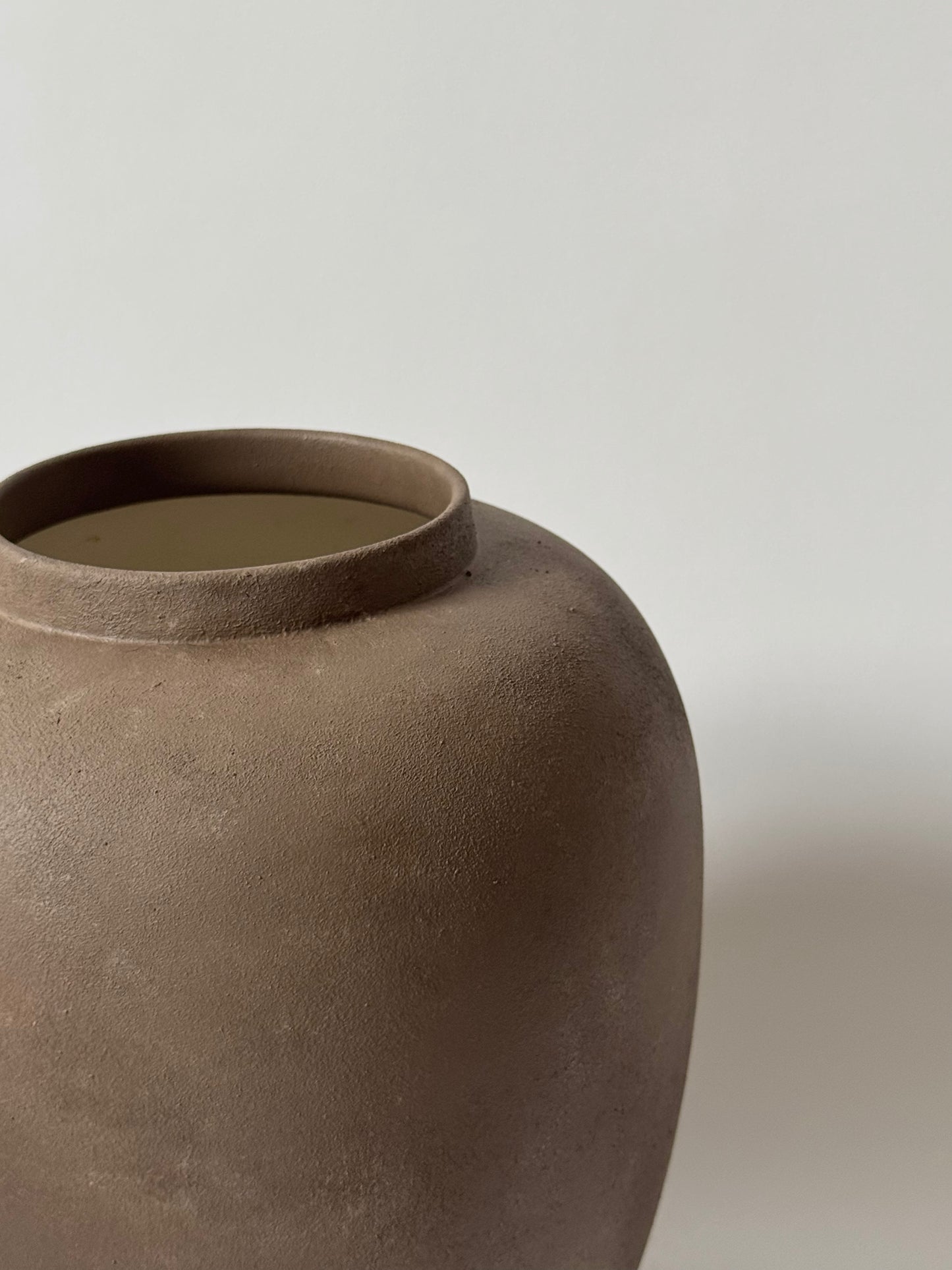 Up-cycled | WATERTIGHT Rich Brown Rounded Urn