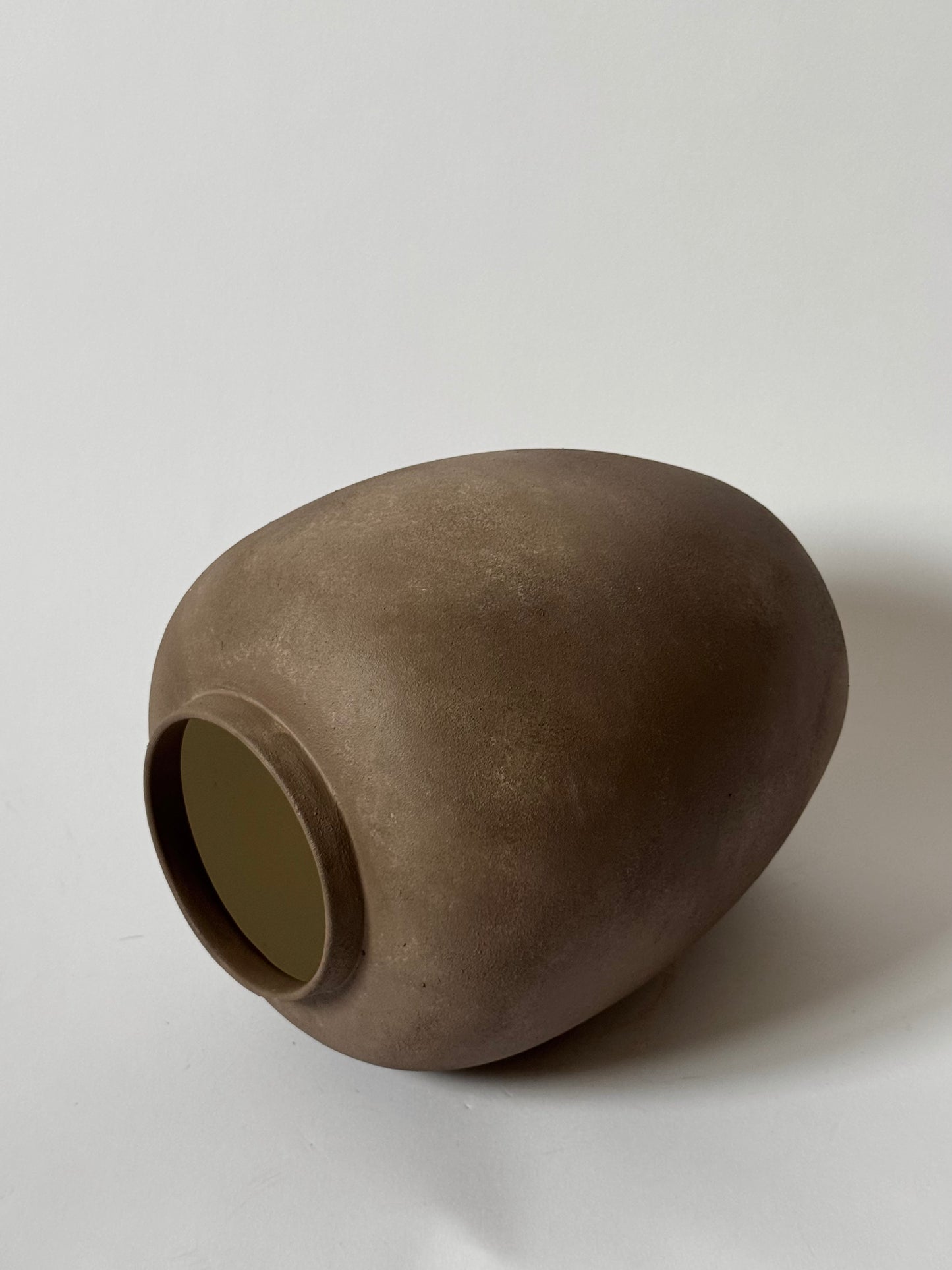 Up-cycled | WATERTIGHT Rich Brown Rounded Urn