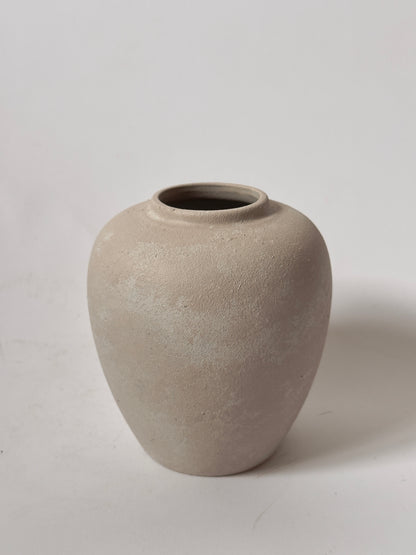 Up-cycled | WATERTIGHT Stone Effect Rounded Vase