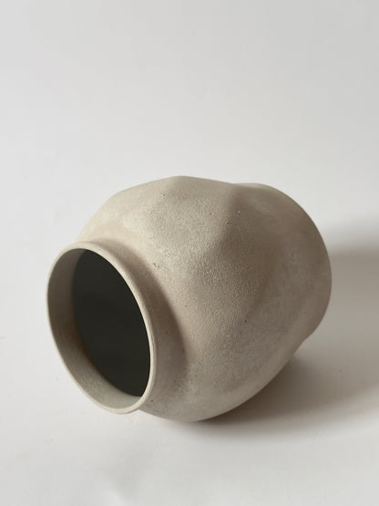 Up-cycled | WATERTIGHT Stone Effect Angled Vase