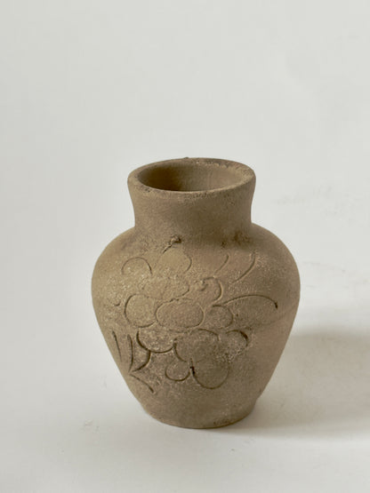 Up-Cycled | Small Engraved Rounded Pot