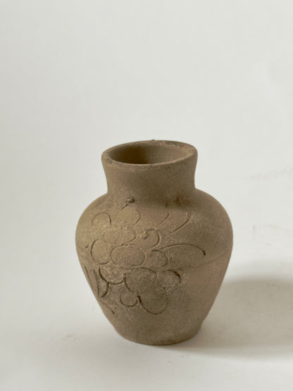 Up-Cycled | Small Engraved Rounded Pot