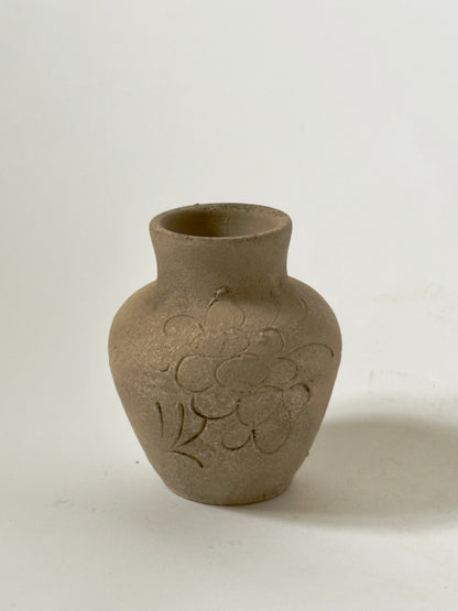 Up-Cycled | Small Engraved Rounded Pot