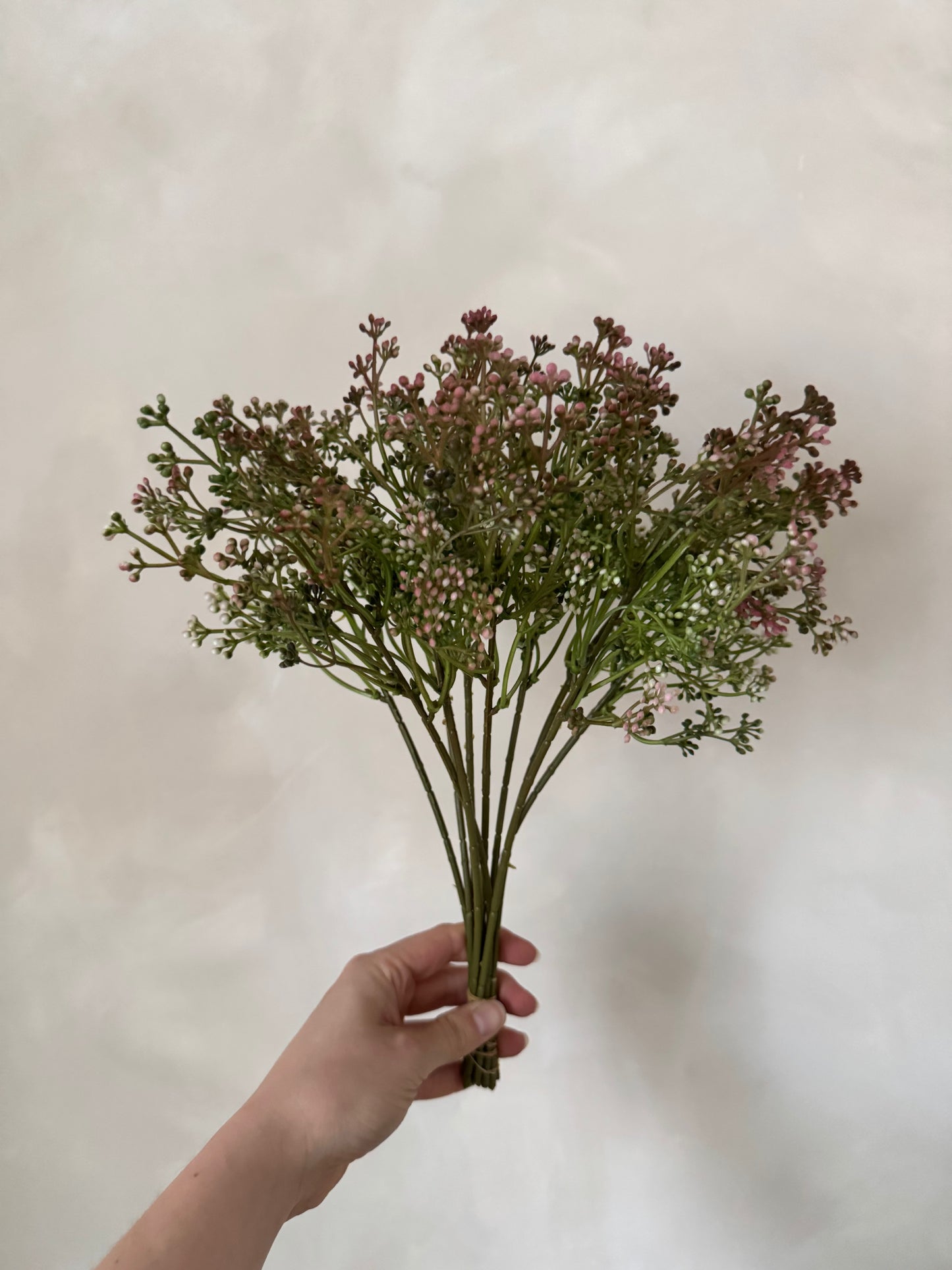 Faux Wild Meadow Bunch - Dusky Pink