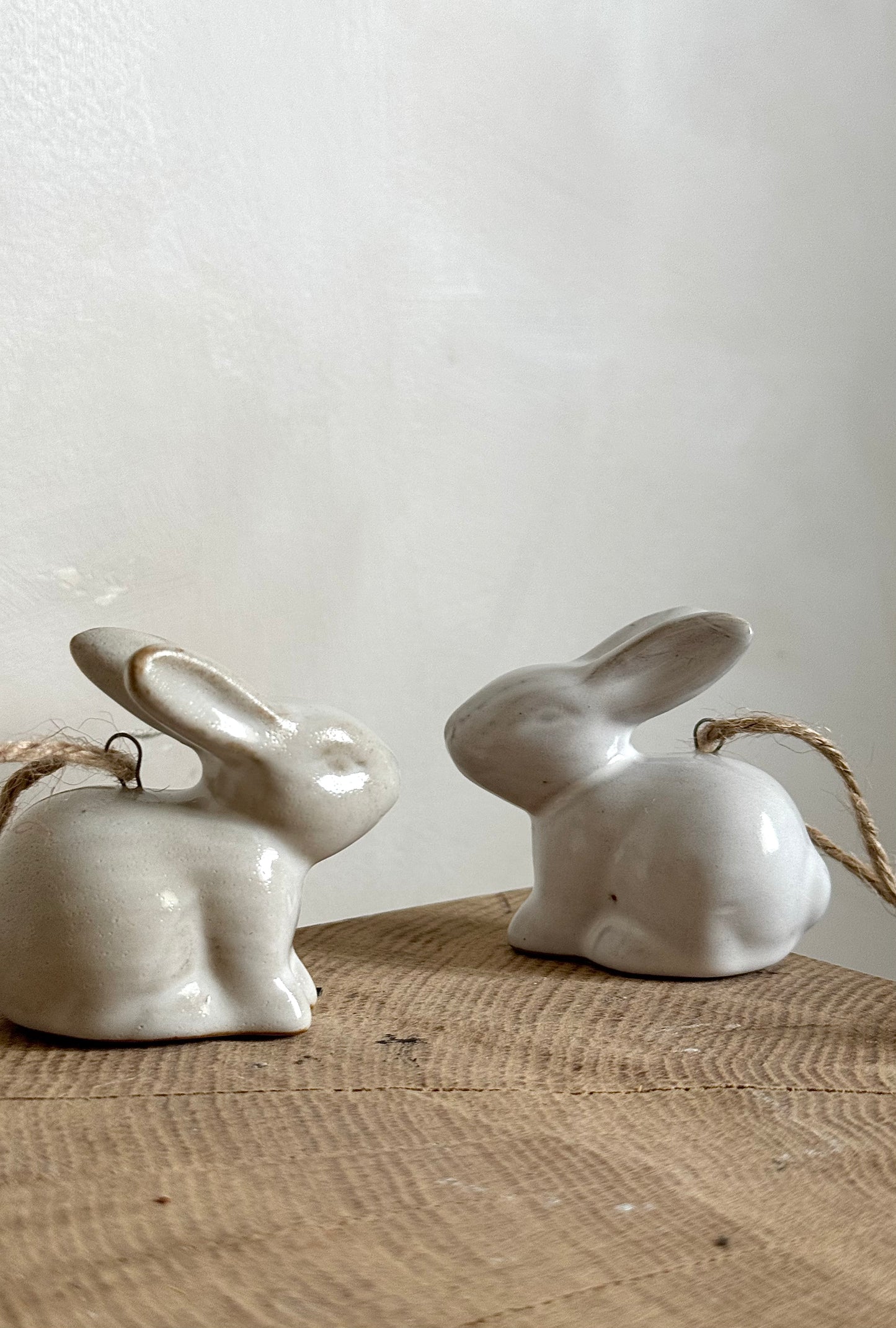 Small Ceramic Hanging Decorative Bunny