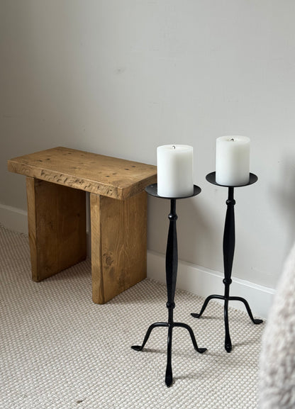 Cast Iron Candlesticks