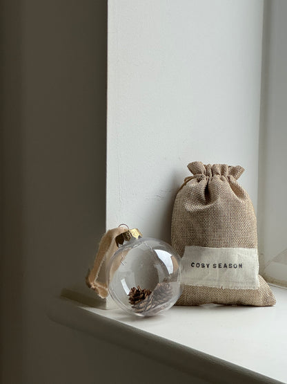 'Cosy Season' Pinecone Pouch