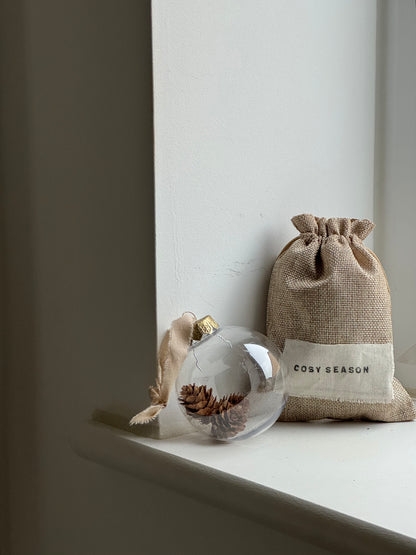 'Cosy Season' Pinecone Pouch