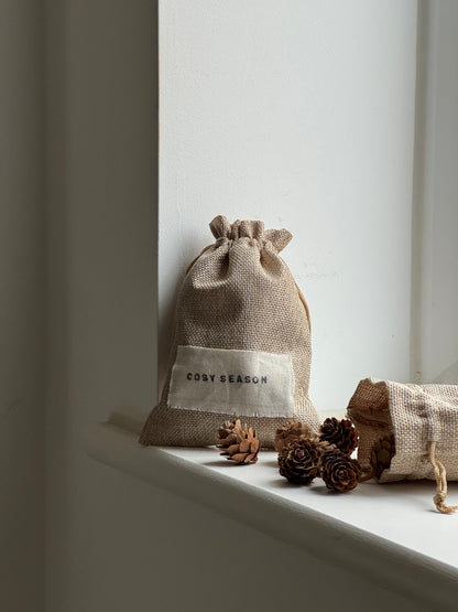 'Cosy Season' Pinecone Pouch