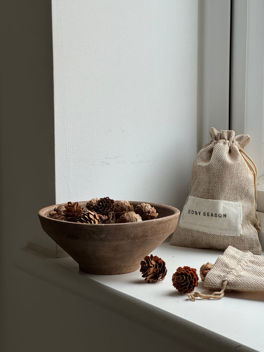 'Cosy Season' Pinecone Pouch