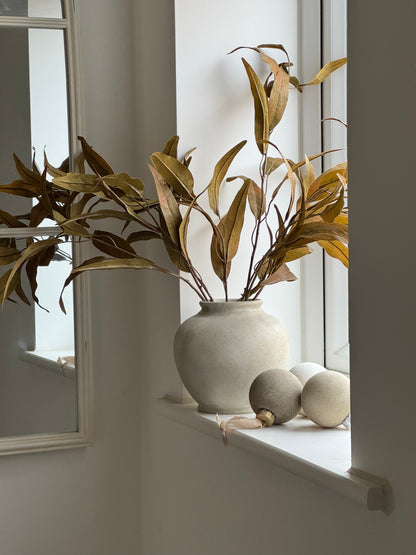 Neutral up-cycled bauble SET OF 3