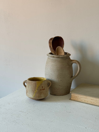 Small Yellow Detail Confit Pot