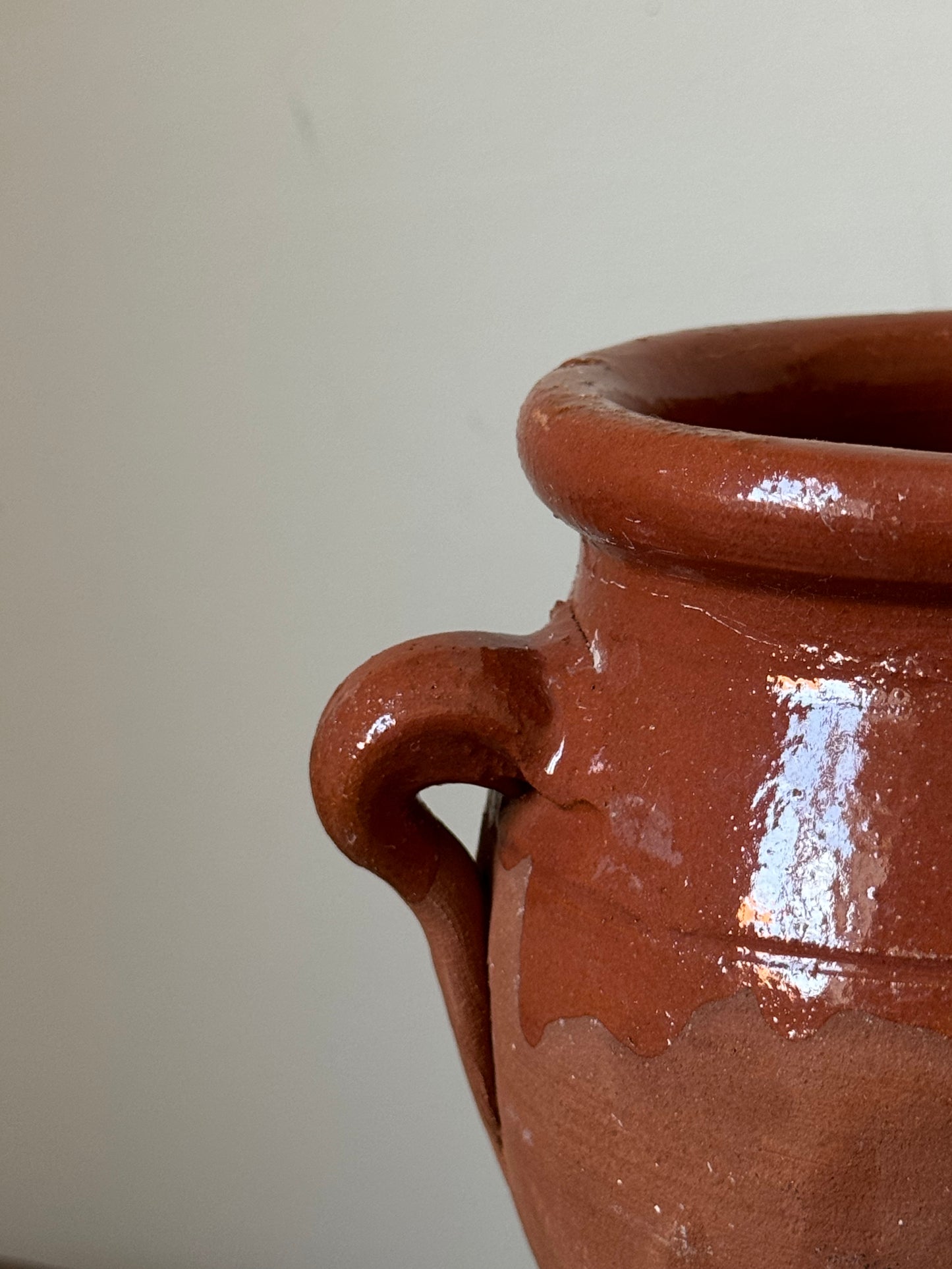 Rust Twin Handled Pot