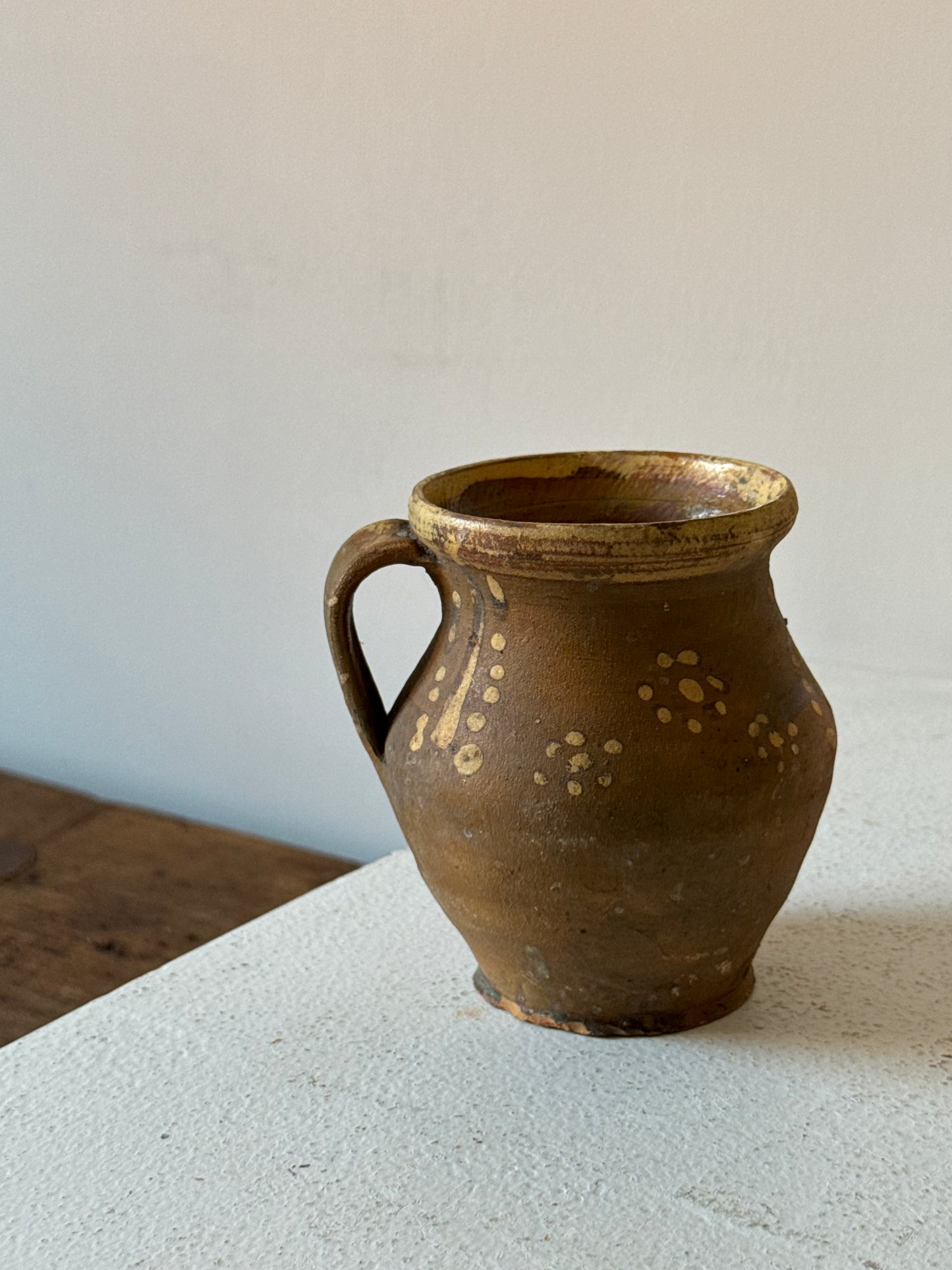 Small Earthenware Folk Jug