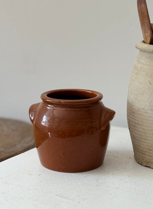 Small Rich Glaze Confit Pot