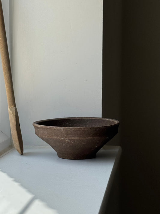 Earthy Brown Tapered Bowl