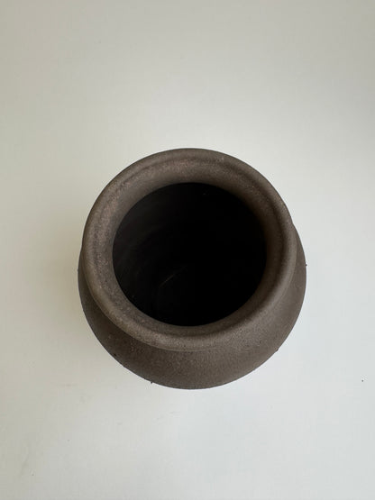 Up-cycled  |  Dark earthy brown urn