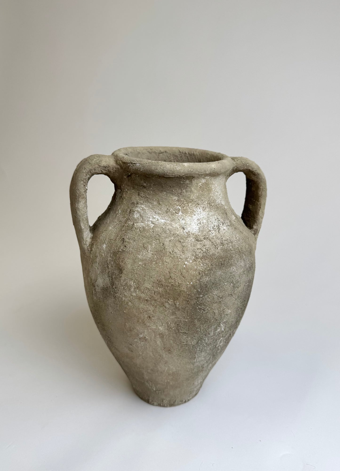 Up-cycled  |  Twin handle earthy textured vessel