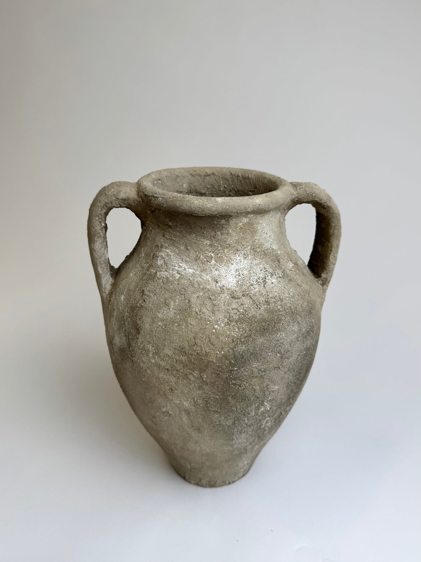 Up-cycled  |  Twin handle earthy textured vessel