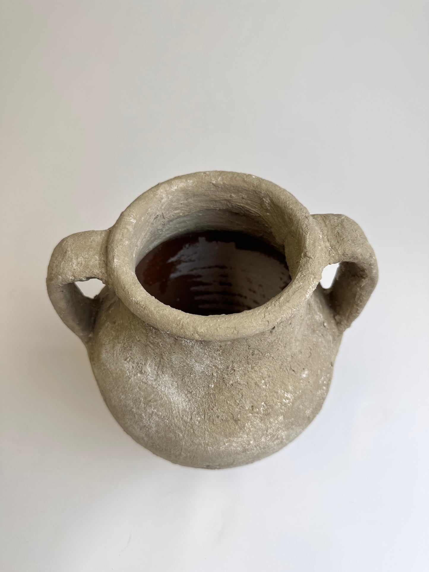 Up-cycled  |  Twin handle earthy textured vessel